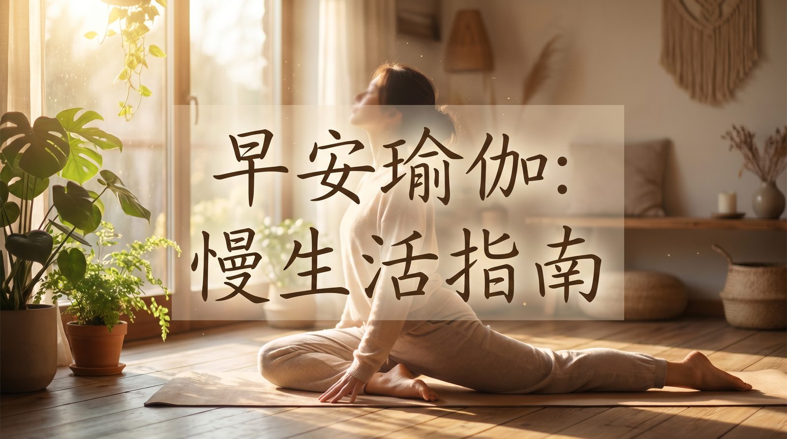 51吃瓜晨间瑜伽慢生活视频教程演示